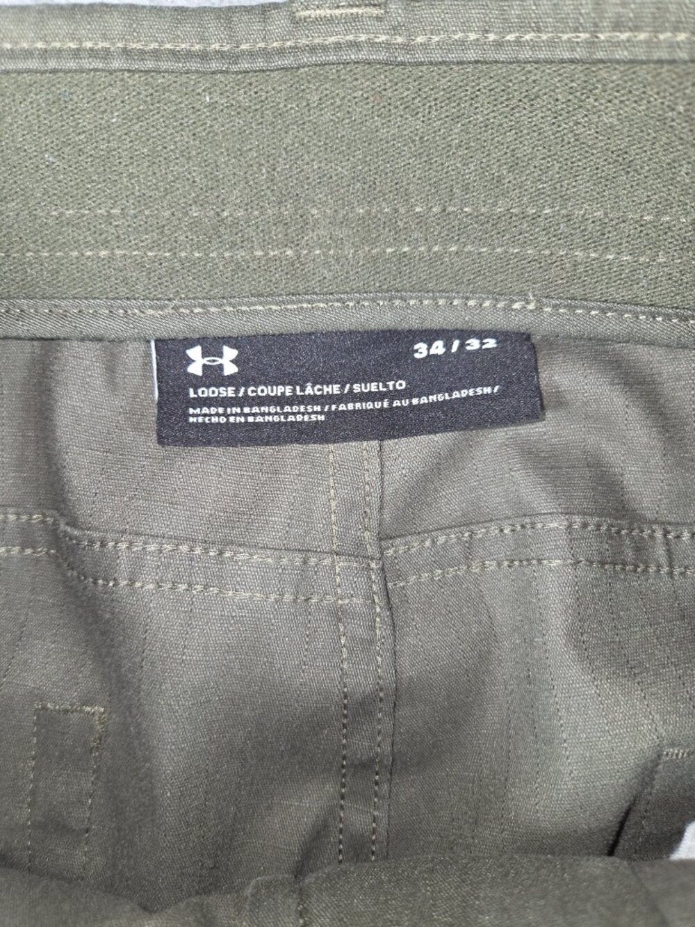 Under Armour UA Enduro Tactical Pants 34x32 Od Green Ripstop 1316928 - Picture 8 of 16